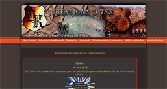 Desktop Screenshot of dkcreationscuirs.com